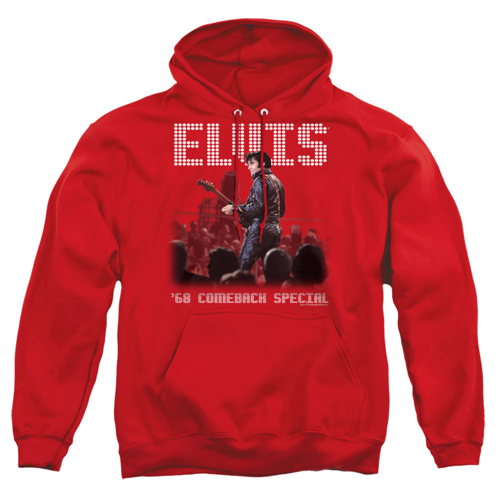 Elvis Presley Return Of The King Mens Hoodie Red Officially Licensed