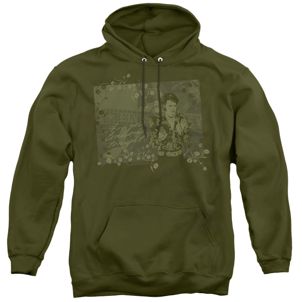 Elvis Presley That 70S Elvis Mens Hoodie Military Green Officially Licensed