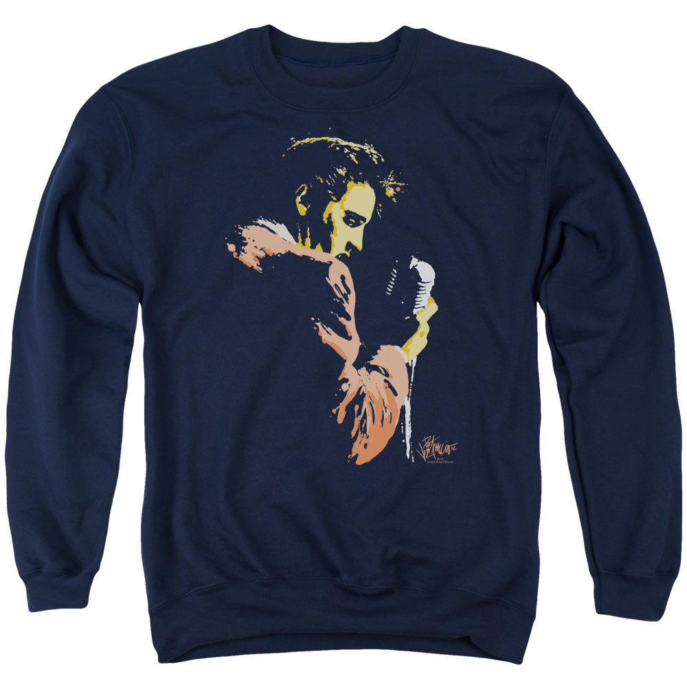 Elvis Presley Early Elvis Mens Crewneck Sweatshirt Navy Blue Officially Licensed