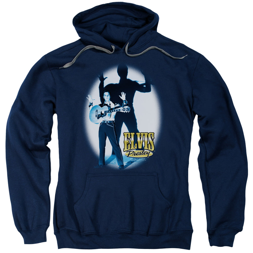 Elvis Presley Hands Up Mens Hoodie Navy Officially Licensed