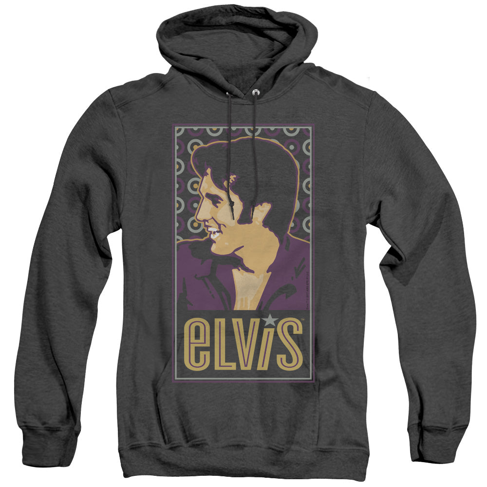 Elvis Presley Elvis Is Mens Heather Hoodie Black Officially Licensed
