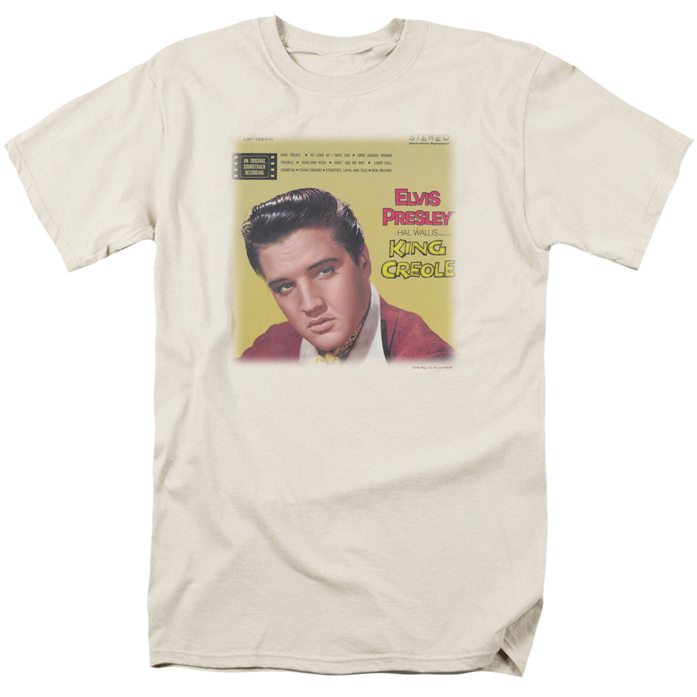 Elvis Presley King Creole Soundtrack Mens T Shirt Cream Officially Licensed