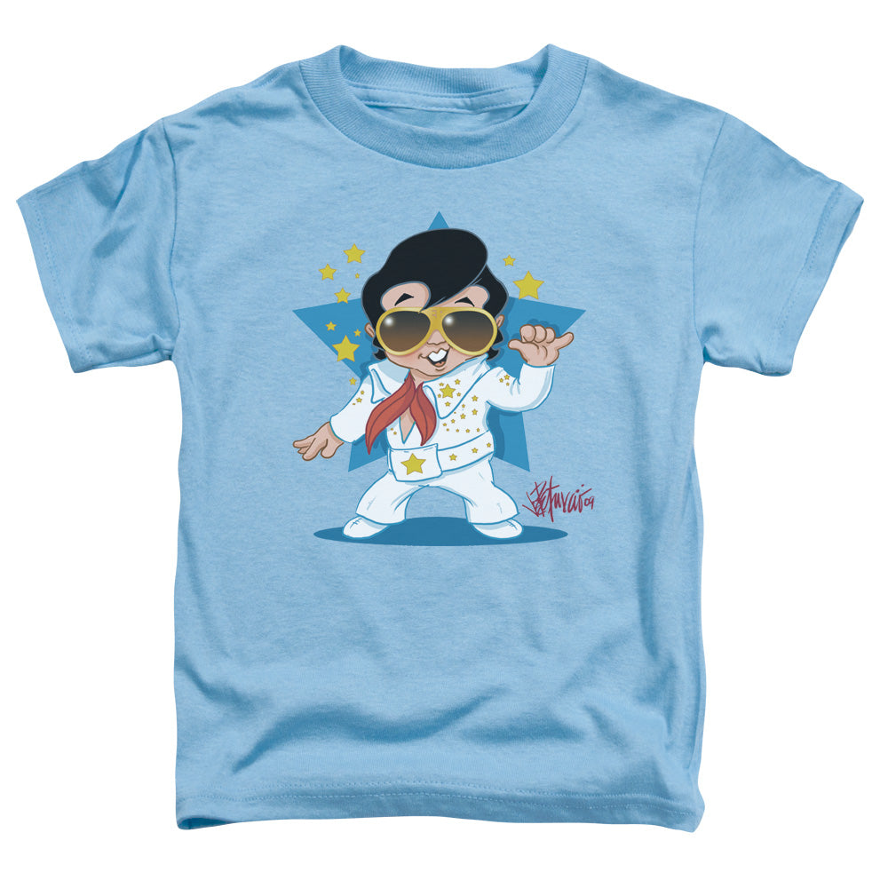 Elvis Presley Jumpsuit Toddler Kids Youth T Shirt Carolina Blue Officially Licensed
