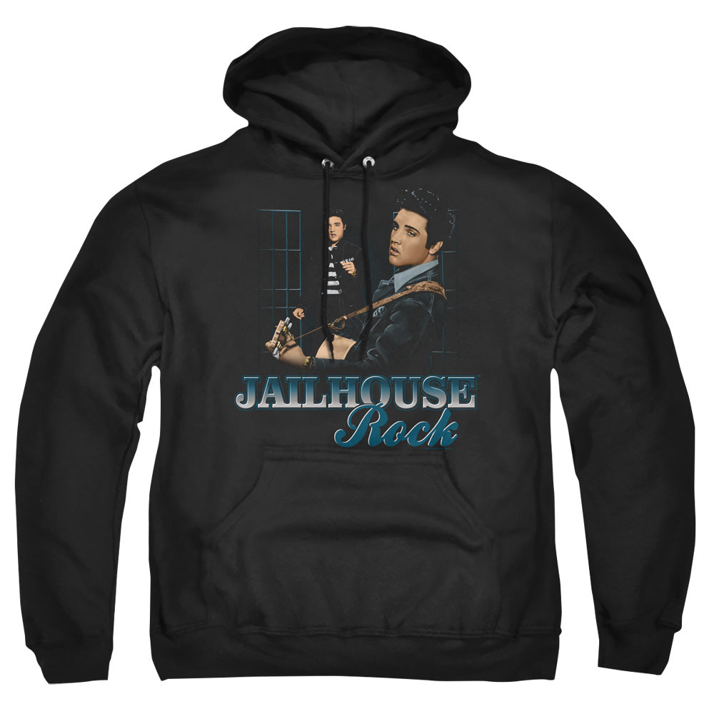 Elvis Presley Jailhouse Rock Mens Hoodie Black Officially Licensed