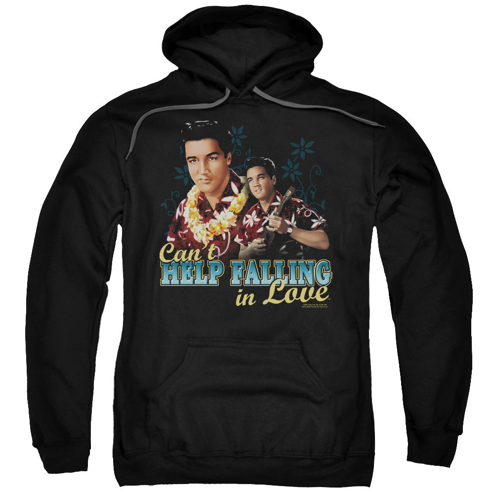 Elvis Presley Cant Help Falling Mens Hoodie Black Officially Licensed