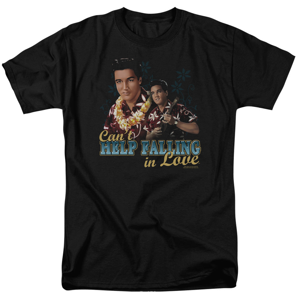 Elvis Presley Cant Help Falling Mens T Shirt Black Officially Licensed