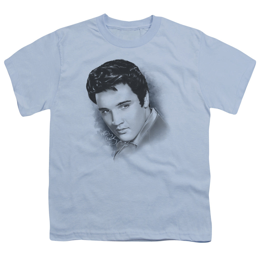 Elvis Presley Dreamy Kids Youth T Shirt Light Blue Officially Licensed