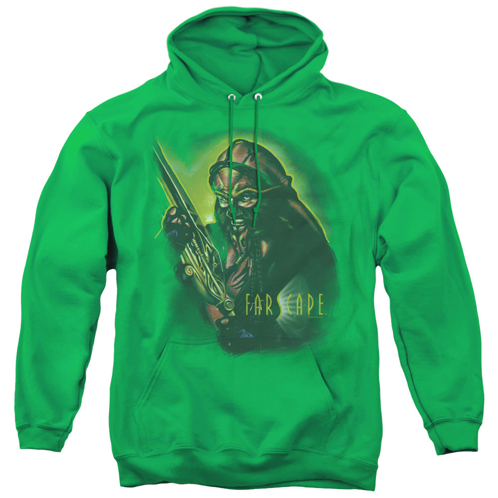 Farscape Dargo Warrior Mens Hoodie Kelly Green