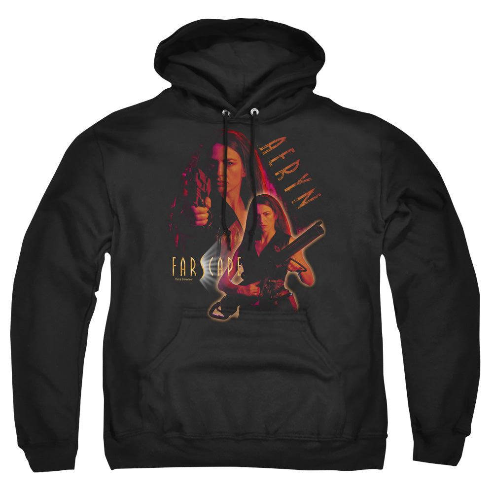 Farscape Aeryn Mens Hoodie Black