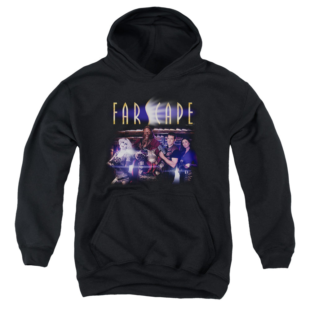 Farscape Flarescape Kids Youth Hoodie Black
