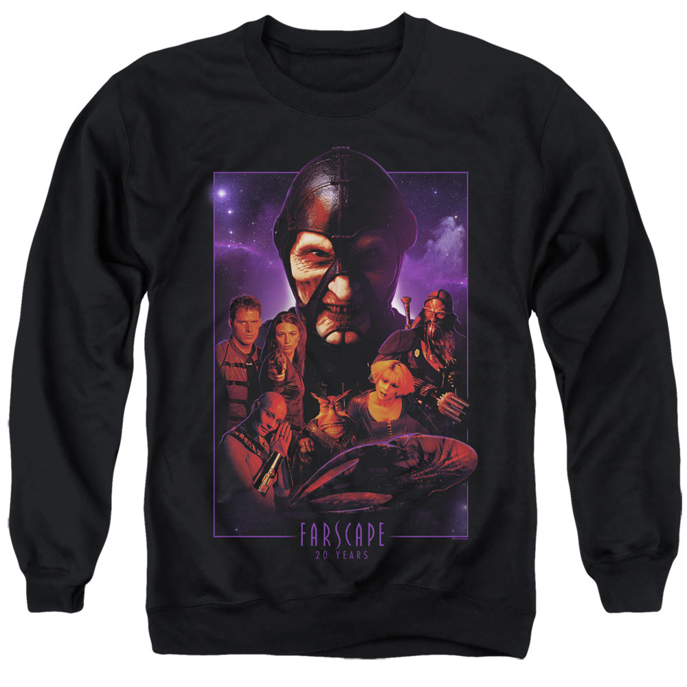 Farscape 20 Years Collage Mens Crewneck Sweatshirt Black