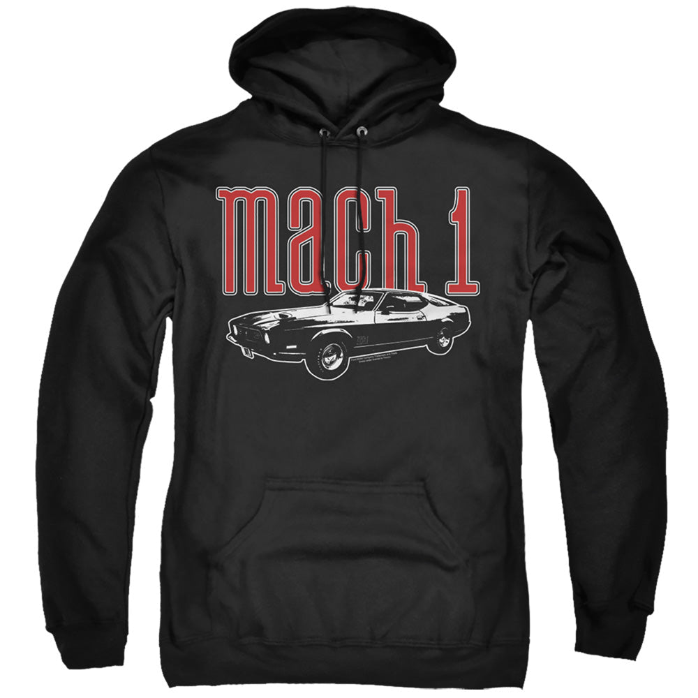 Ford Mustang Mach 1 Mens Hoodie Black