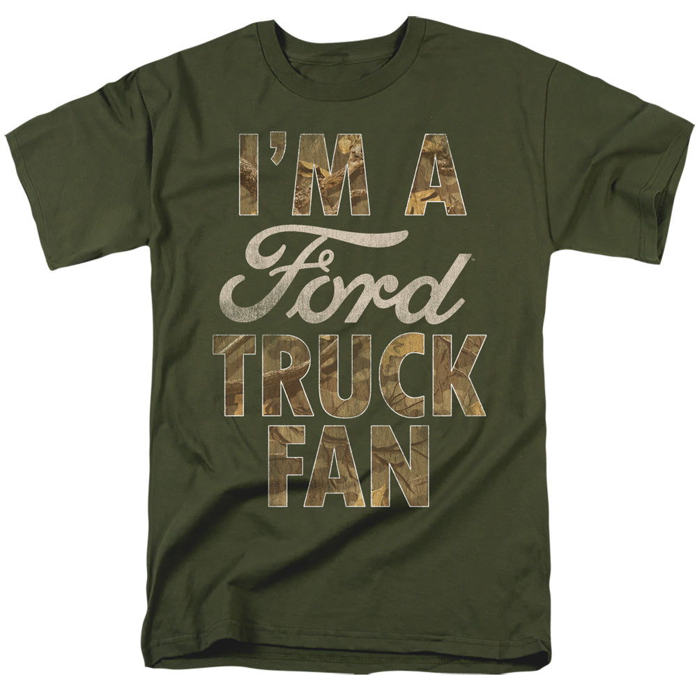 Ford Ford Truck Man Camo Mens T Shirt Military Green Officially Licensed