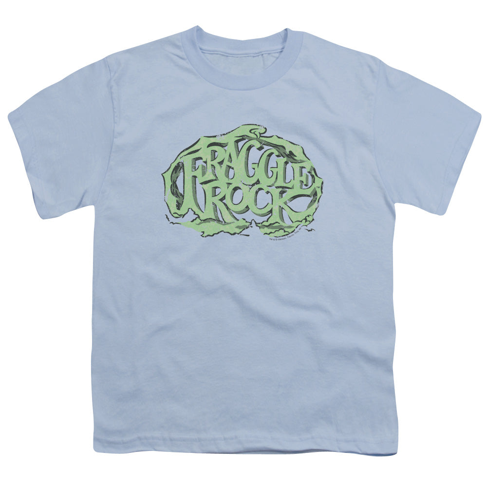 Fraggle Rock Vace Logo Kids Youth T Shirt Light Blue