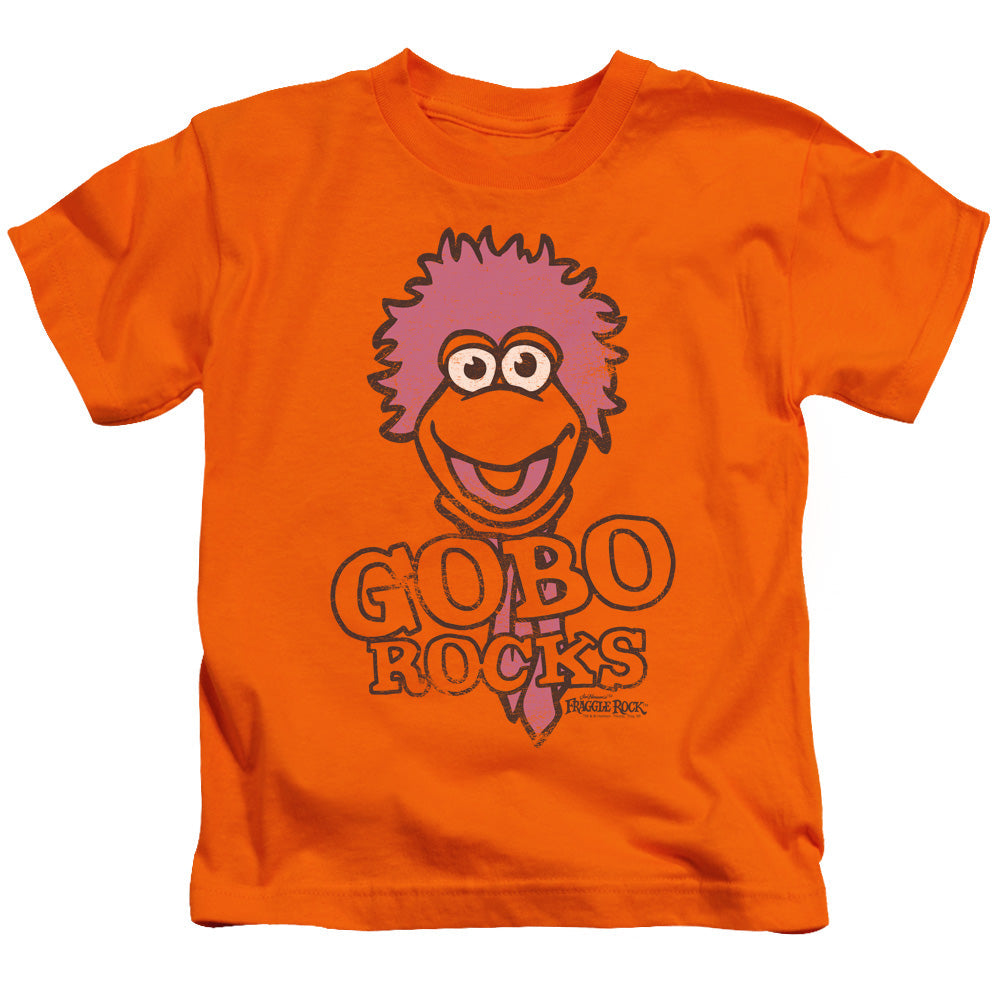 Fraggle Rock Gobo Rocks Juvenile Kids Youth T Shirt Orange