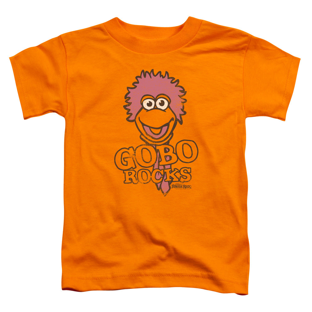 Fraggle Rock Gobo Rocks Toddler Kids Youth T Shirt Orange