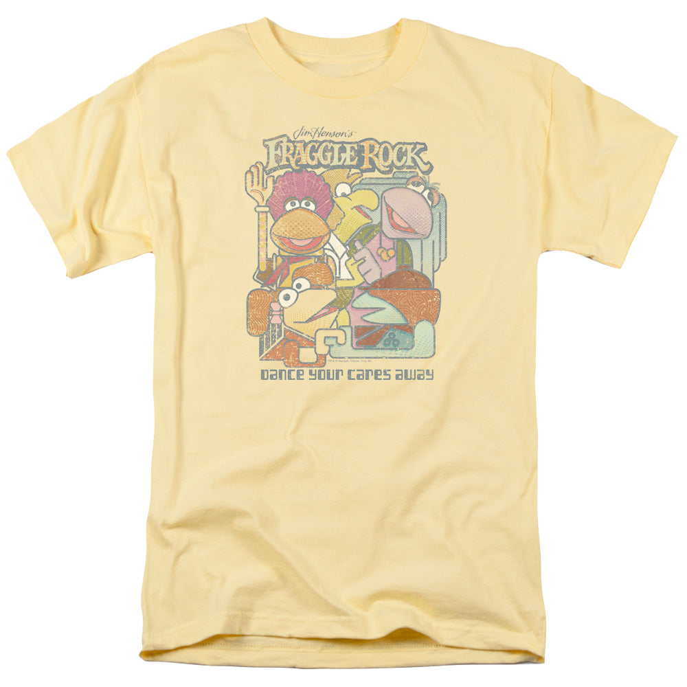 Fraggle Rock Fraggle Abstract Mens T Shirt Banana