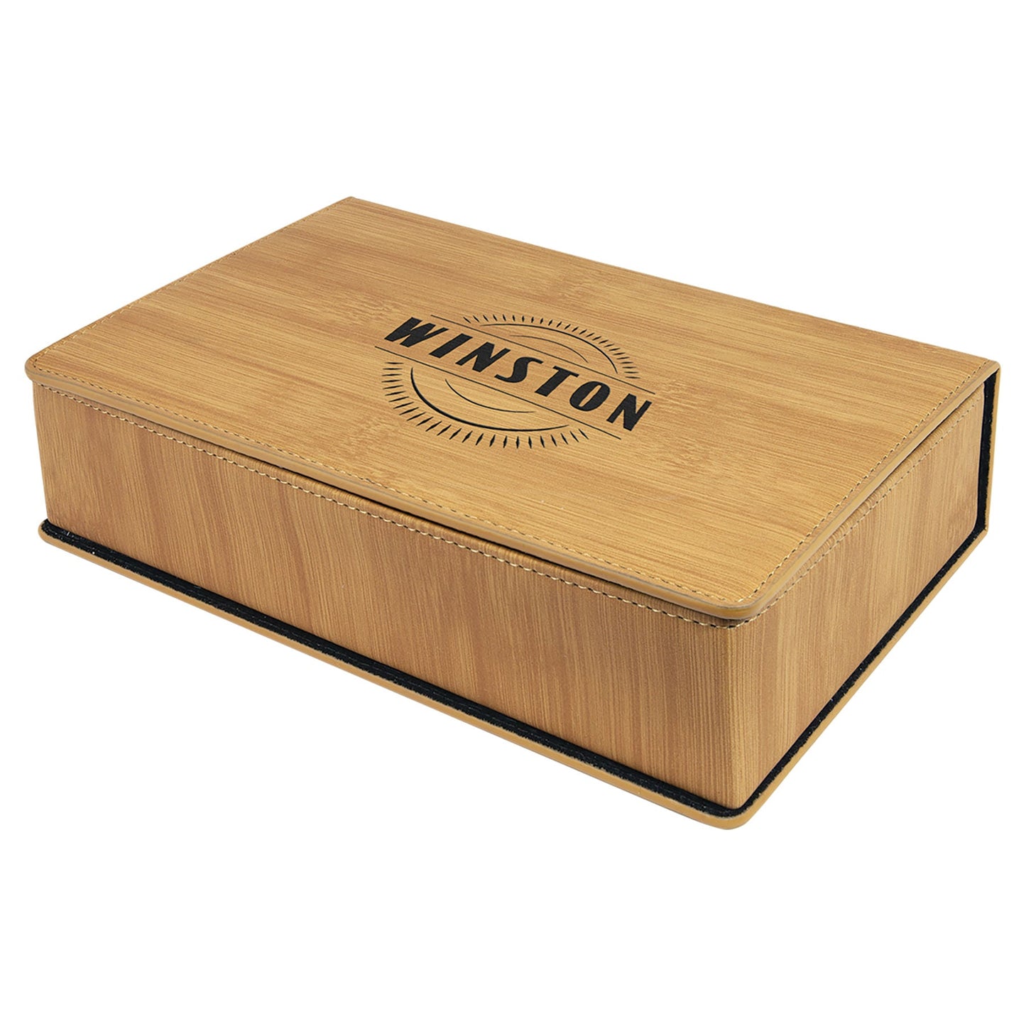 Laserable Leatherette Flask Gift Box Sets