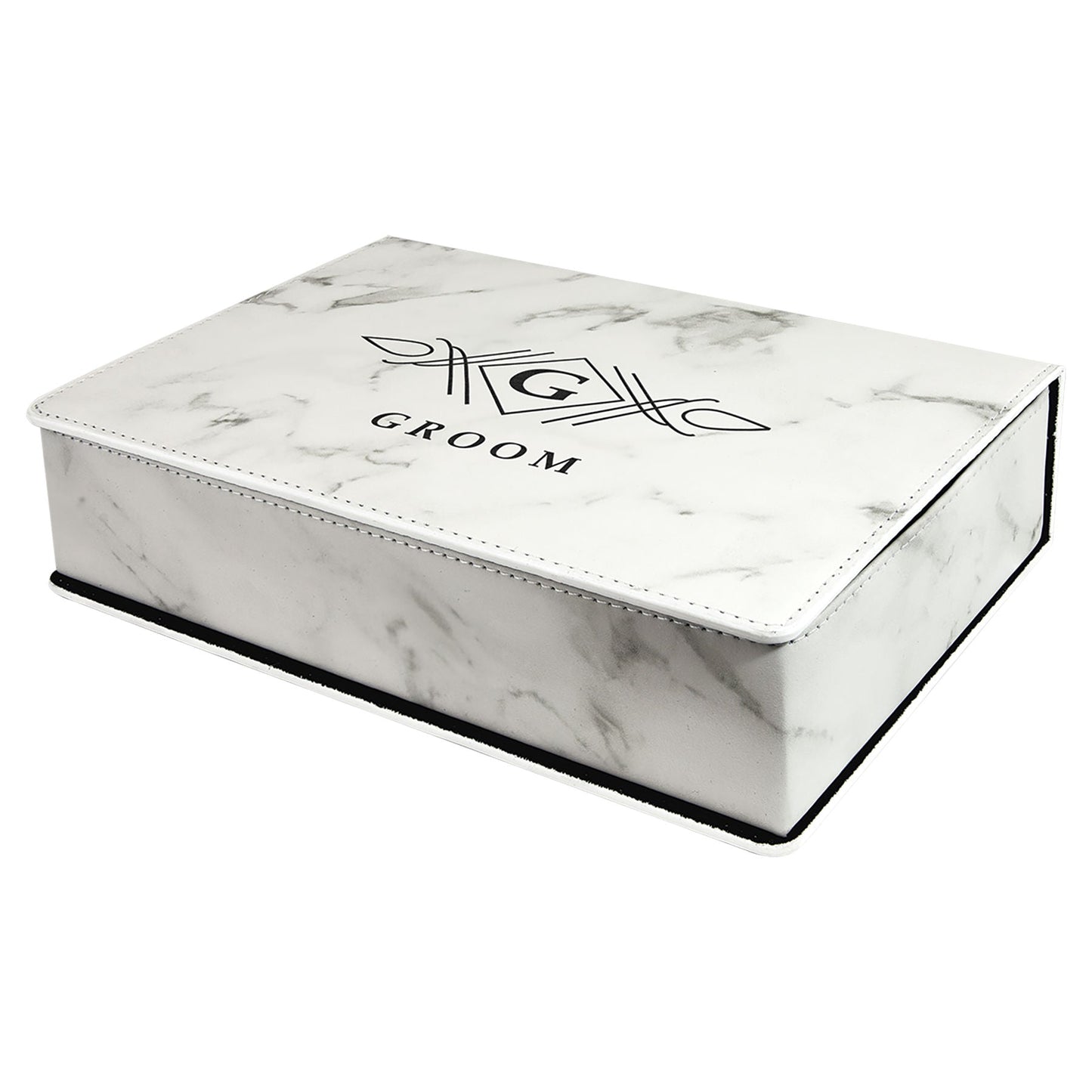 Laserable Leatherette Flask Gift Box Sets