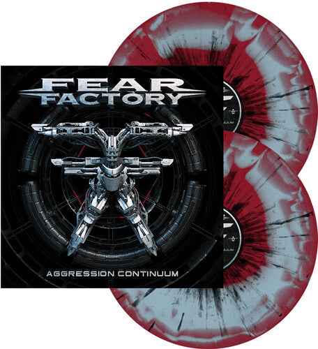 Fear Factory - Aggression Continuum (Red & Blue Swirl w/ Black Splatter) (Colored Vinyl, Red, Blue, Black, Limited Edition) [Vinyl]