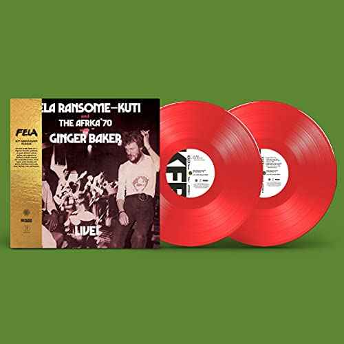 Fela Live With Ginger Baker (Colored Vinyl, Red, Gatefold LP Jacket) (2 Lp's) [Vinyl]