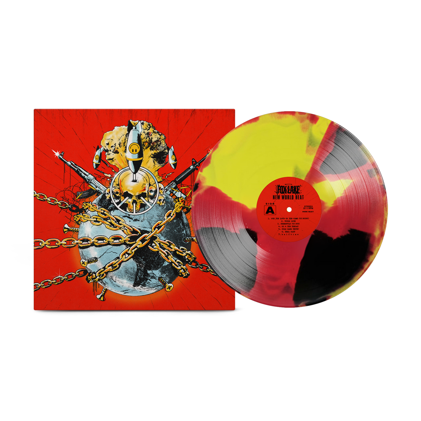 Fox Lake - New World Heat Canary Yellow Magenta and Black Vinyl