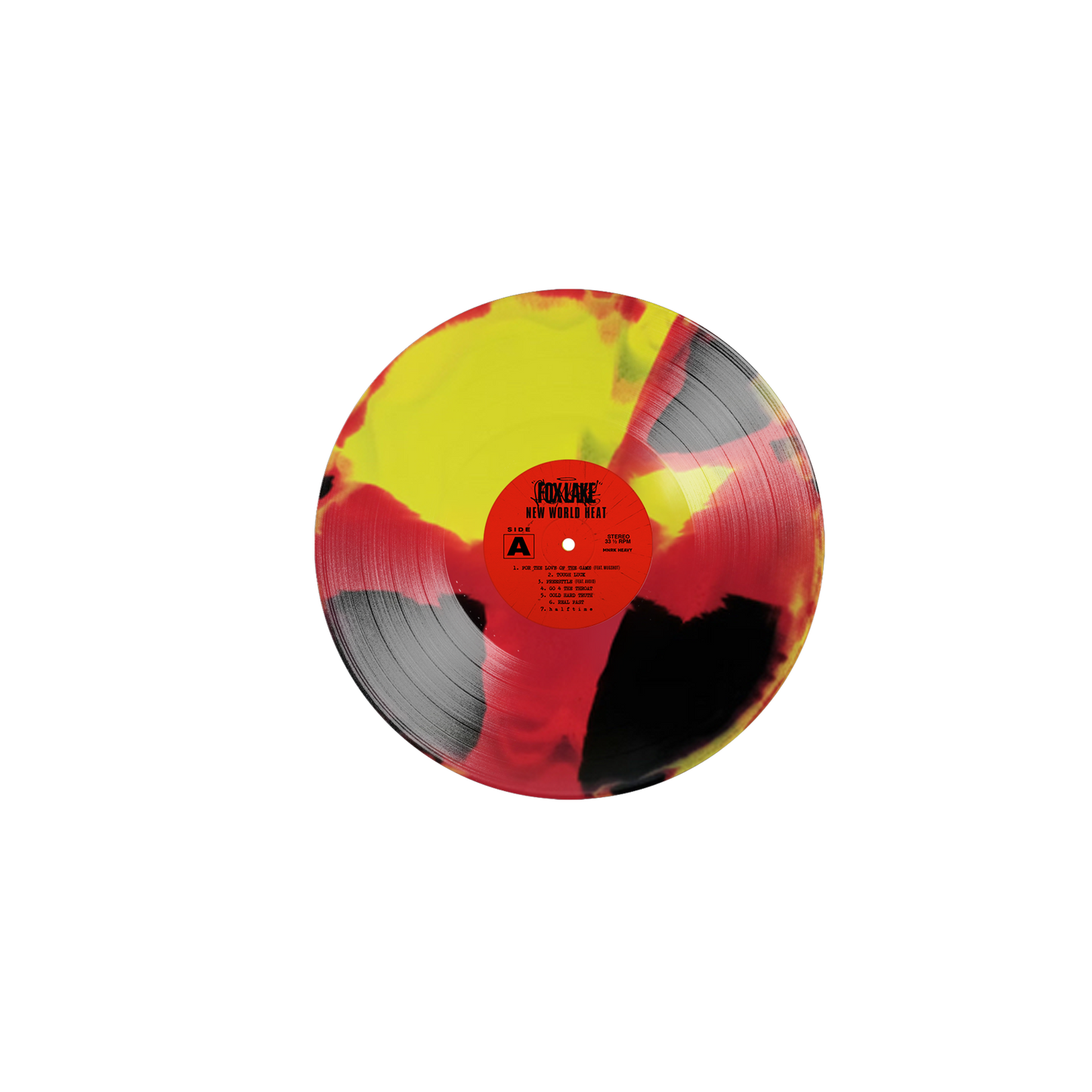 Fox Lake - New World Heat Canary Yellow Magenta and Black Vinyl