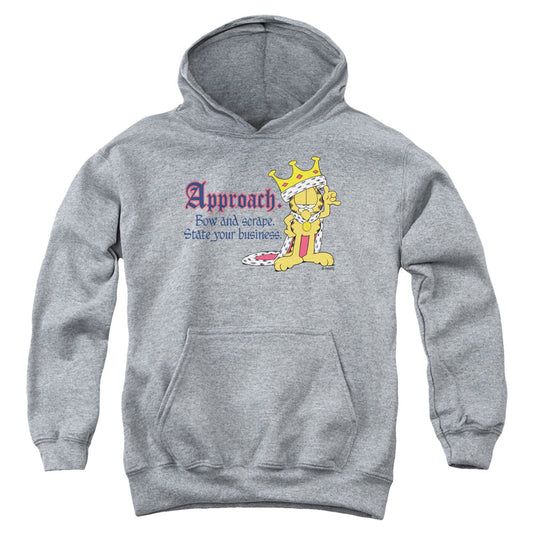 Garfield State Your Business Kids Youth Hoodie Heather