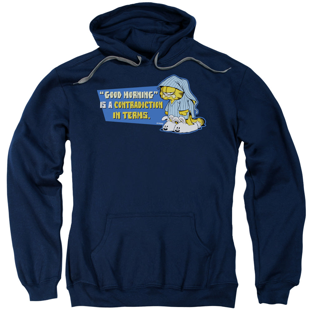 Garfield Contradicition In Terms Mens Hoodie Navy