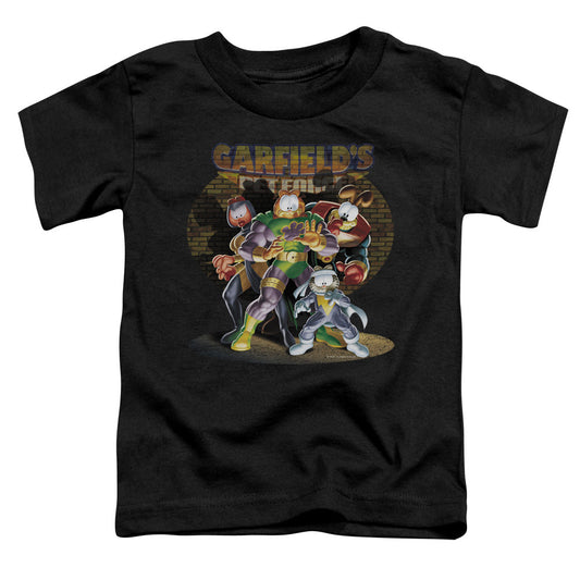 Garfield Spotlight Toddler Kids Youth T Shirt Black