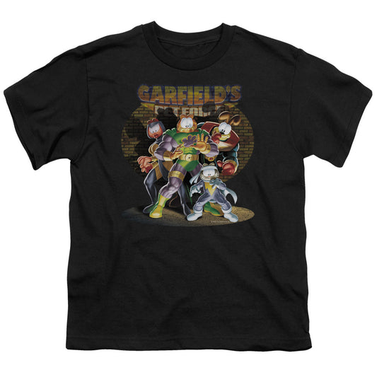 Garfield Spotlight Kids Youth T Shirt Black