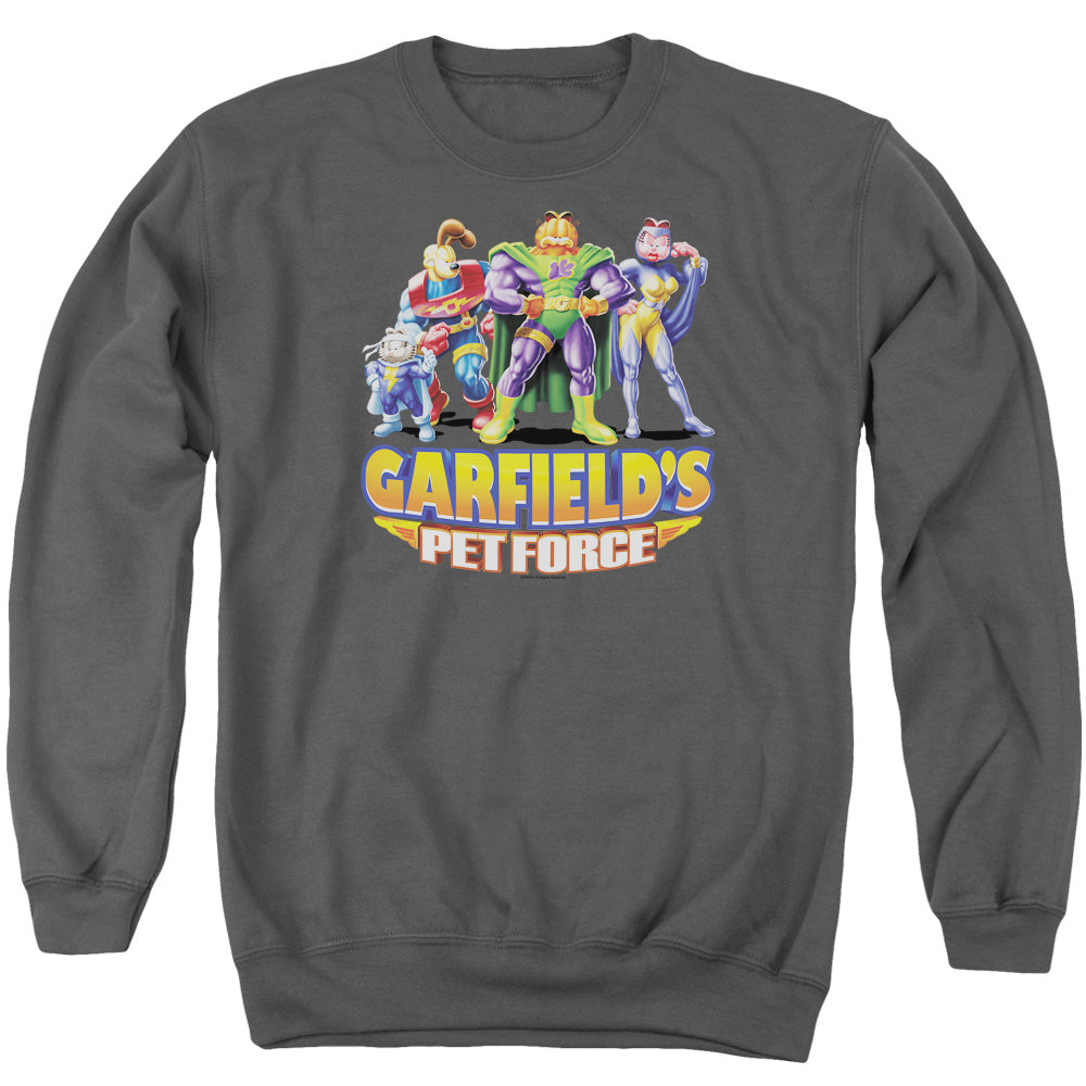 Garfield Beyond Mens Crewneck Sweatshirt Charcoal