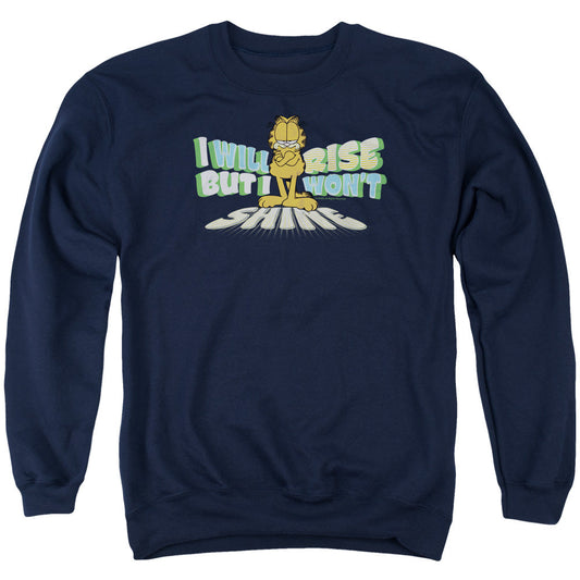 Garfield Rise Not Shine Mens Crewneck Sweatshirt Navy
