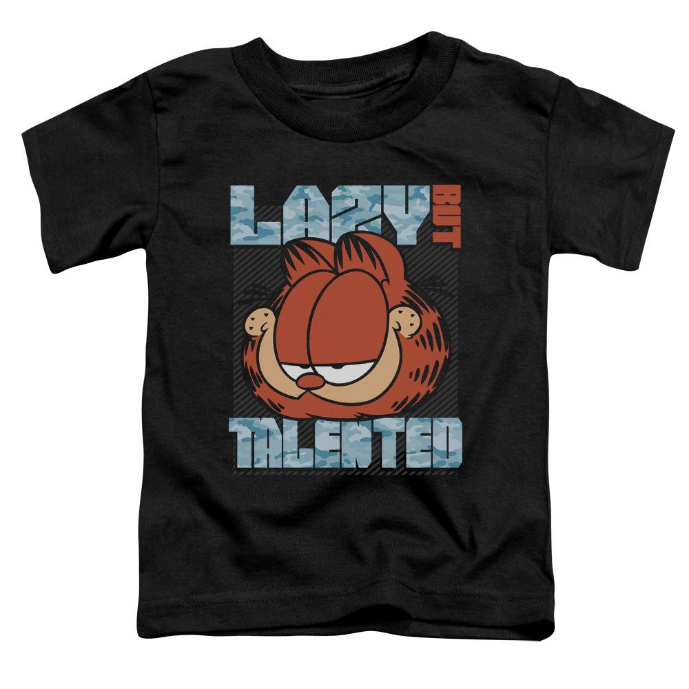 Garfield Lazy but Talented Toddler Kids Youth T Shirt Black