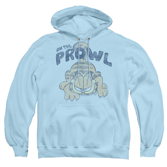 Garfield Prowl Mens Hoodie Light Blue