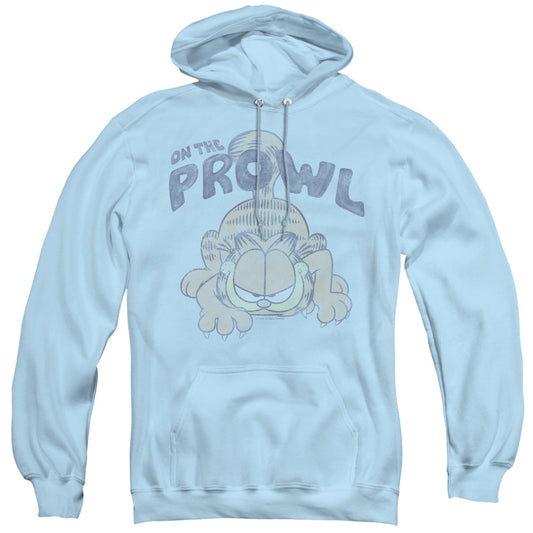 Garfield Prowl Mens Hoodie Light Blue