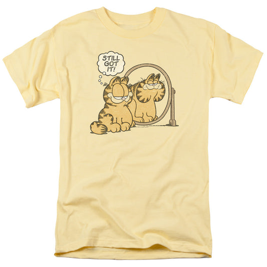 Garfield Still Got It Mens T Shirt Yellow Officially Licensed