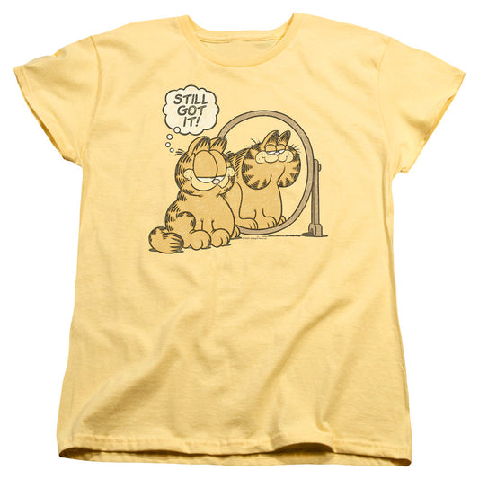 Garfield Still Got It Womens T Shirt Banana