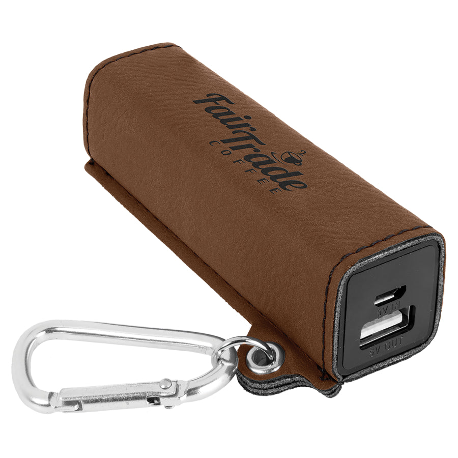 Leatherette Mini Power Bank
