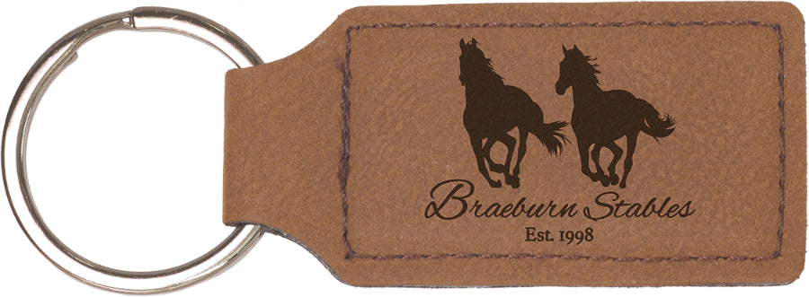 Leatherette Keychains
