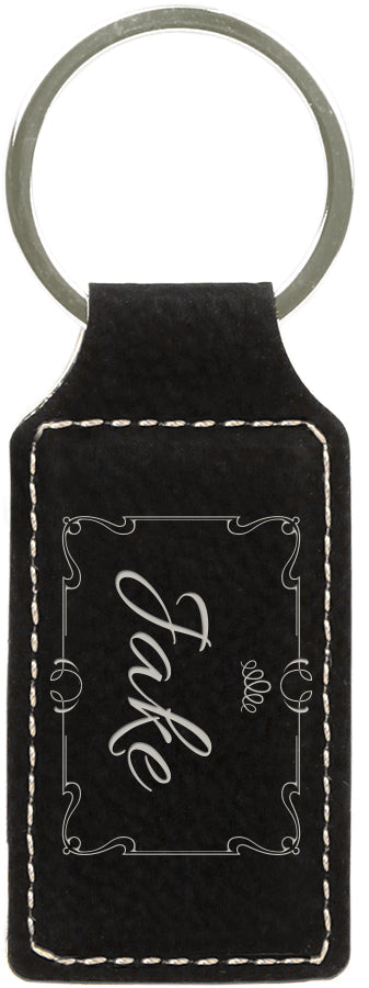 Leatherette Keychains