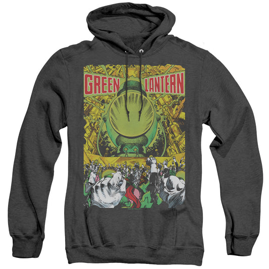 Green Lantern Gl #200 Cover Heather Mens Hoodie Black Officially Licensed