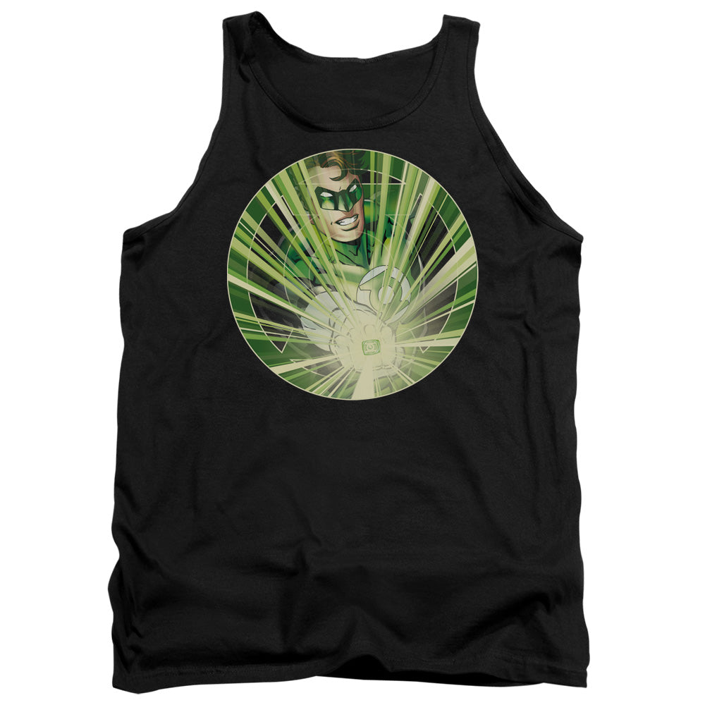 Green Lantern Light Em Up Mens Tank Top Shirt Black Officially Licensed