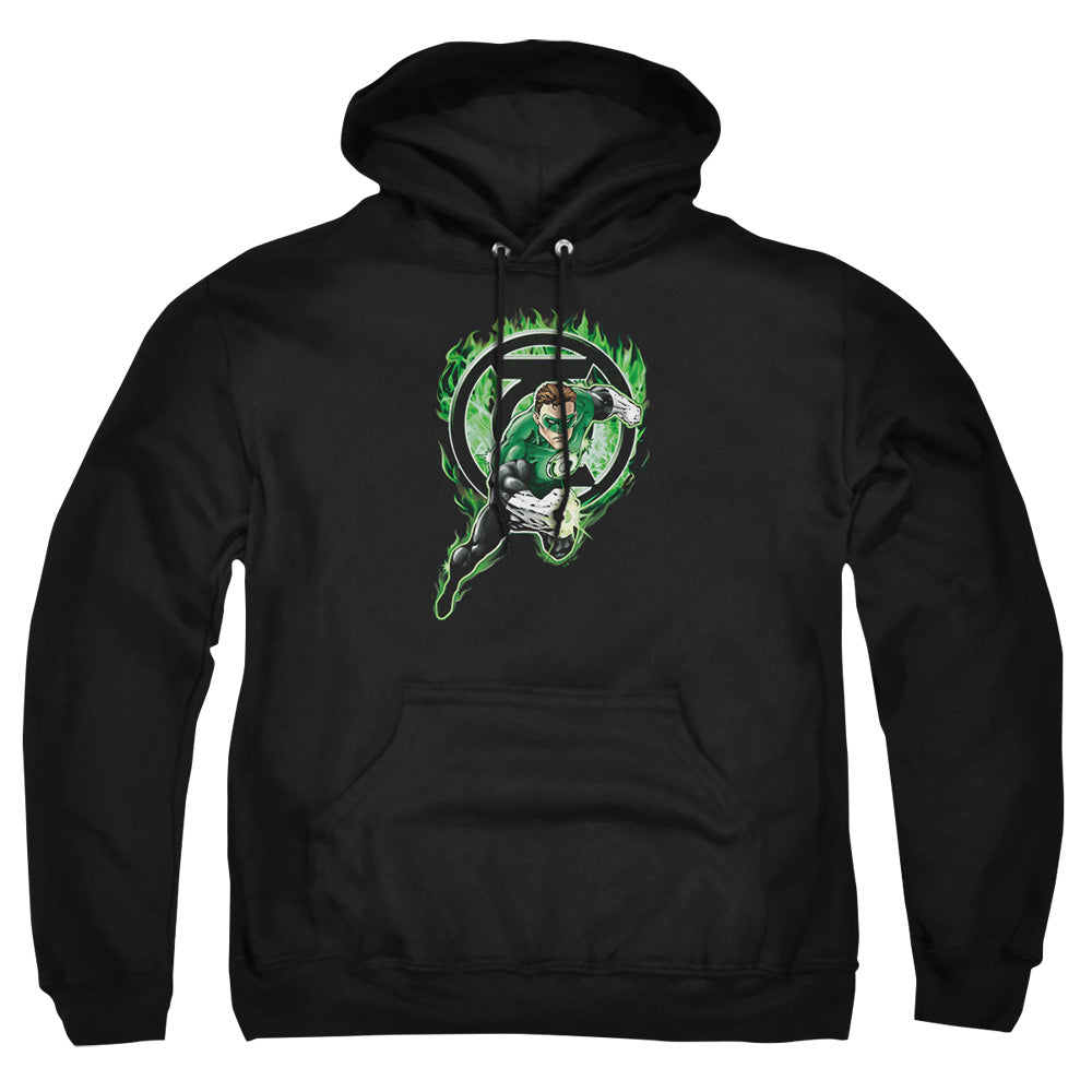 Green Lantern Space Cop Mens Hoodie Black Officially Licensed