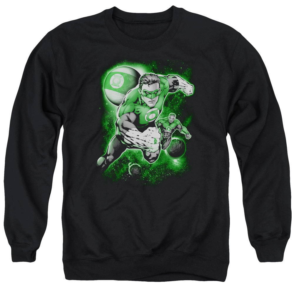 Green Lantern Lantern Planet Mens Crewneck Sweatshirt Black
