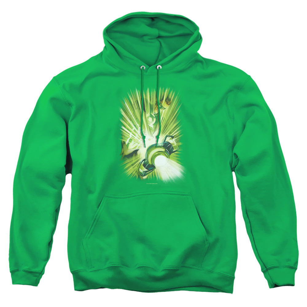 Green Lantern Lanterns Light Mens Hoodie Kelly Green Officially Licensed