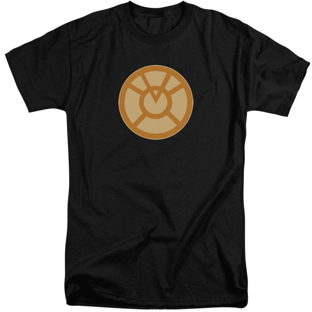 Green Lantern Orange Symbol Mens Tall T Shirt Black Officially Licensed