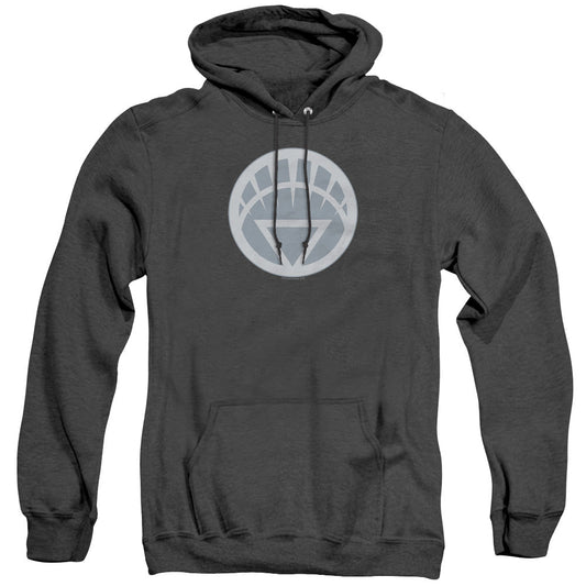 Green Lantern White Symbol Heather Mens Hoodie Black Officially Licensed