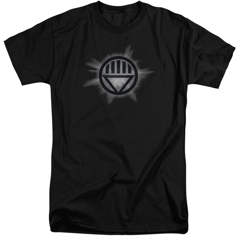 Green Lantern Black Glow Mens Tall T Shirt Black Officially Licensed