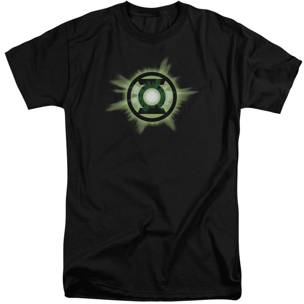 Green Lantern Green Glow Mens Tall T Shirt Black Officially Licensed